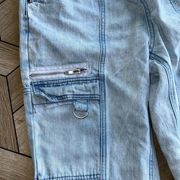 Hot Topic Light Blue Women's Cargo Jeans Size S - Picture 9 of 11